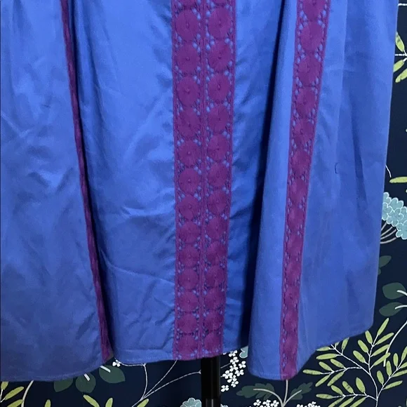 Nanette Lepore Blue and Purple Mini Dress Size 6 - Picture 6 of 9